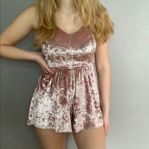 Snap Pants - Snap Velvet Romper